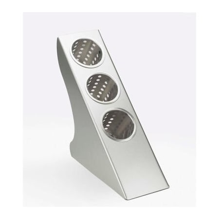 Cal-Mil Cal-Mil 1232 Stainless Cylinder Display 6"W x 12"D x 15-1/2"H 1232